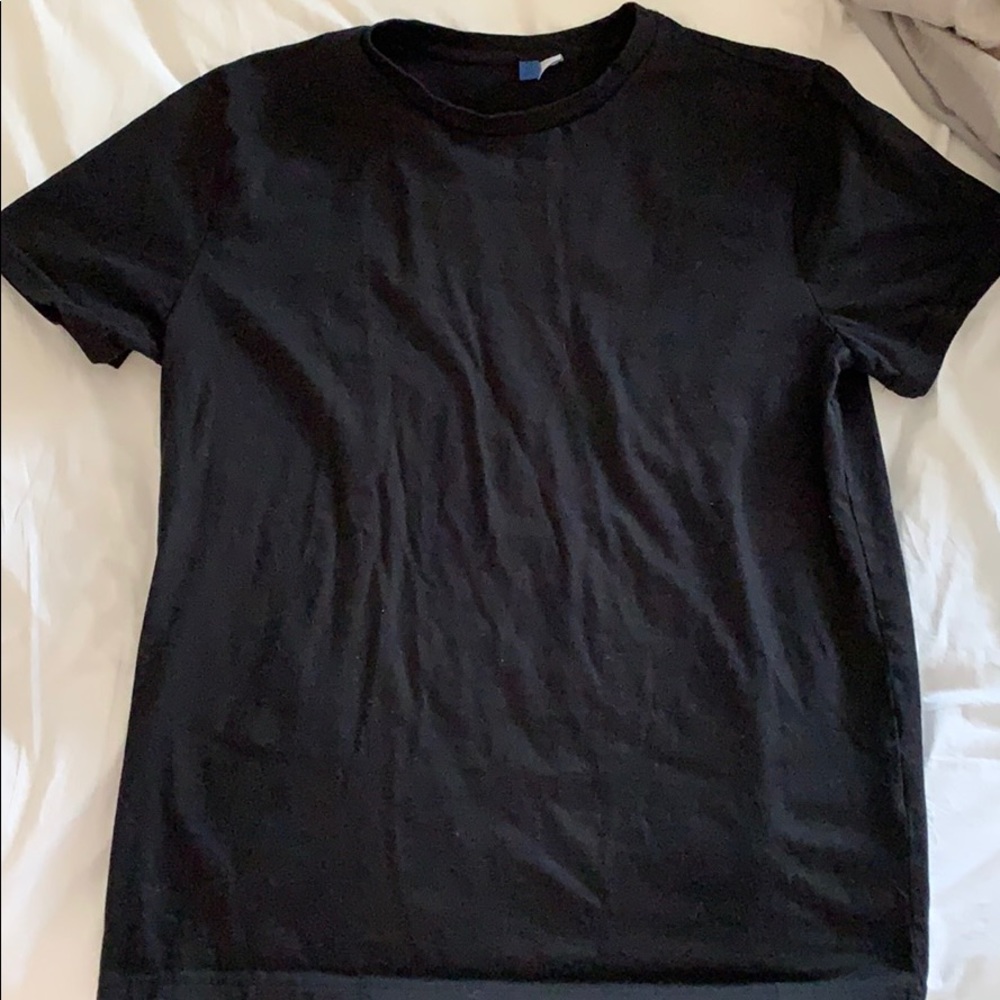 mens black short sleeve tee-shirt